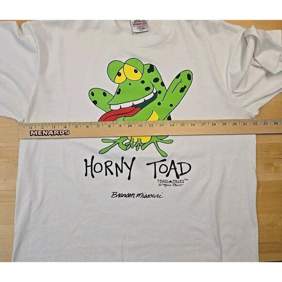 Vintage Horny Toad Single Stitch Tee Shirt Adult Size XL White Branson Missouri - Picture 5 of 8